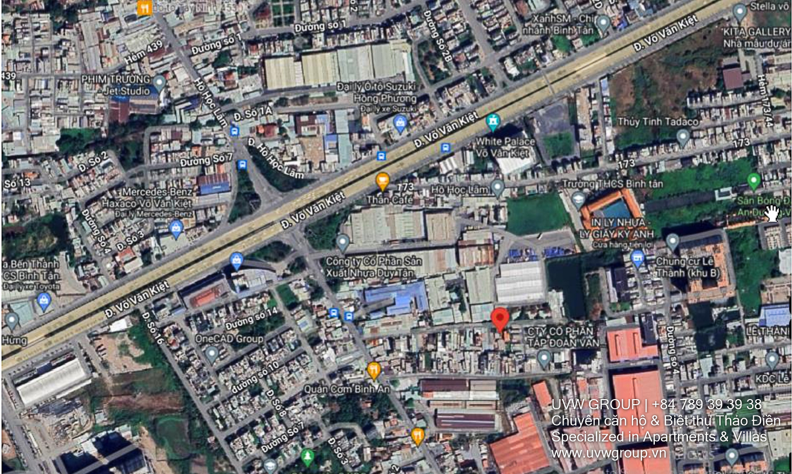 Townhouse for Sale in Binh Tan District – 110m² – $186,000 – Ho Hoc Lam Street