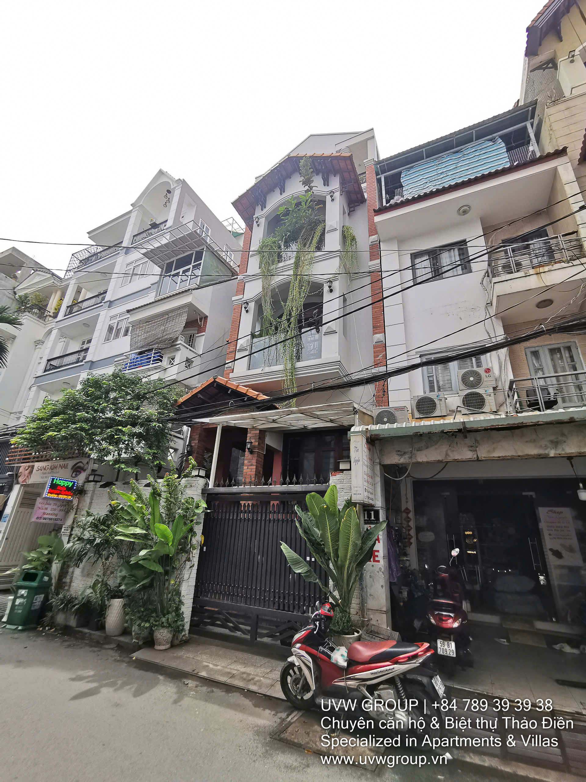 Luxury House for Rent on Nguyen Ba Huan, Thao Dien | 90m² | 3 Floors | $1,680