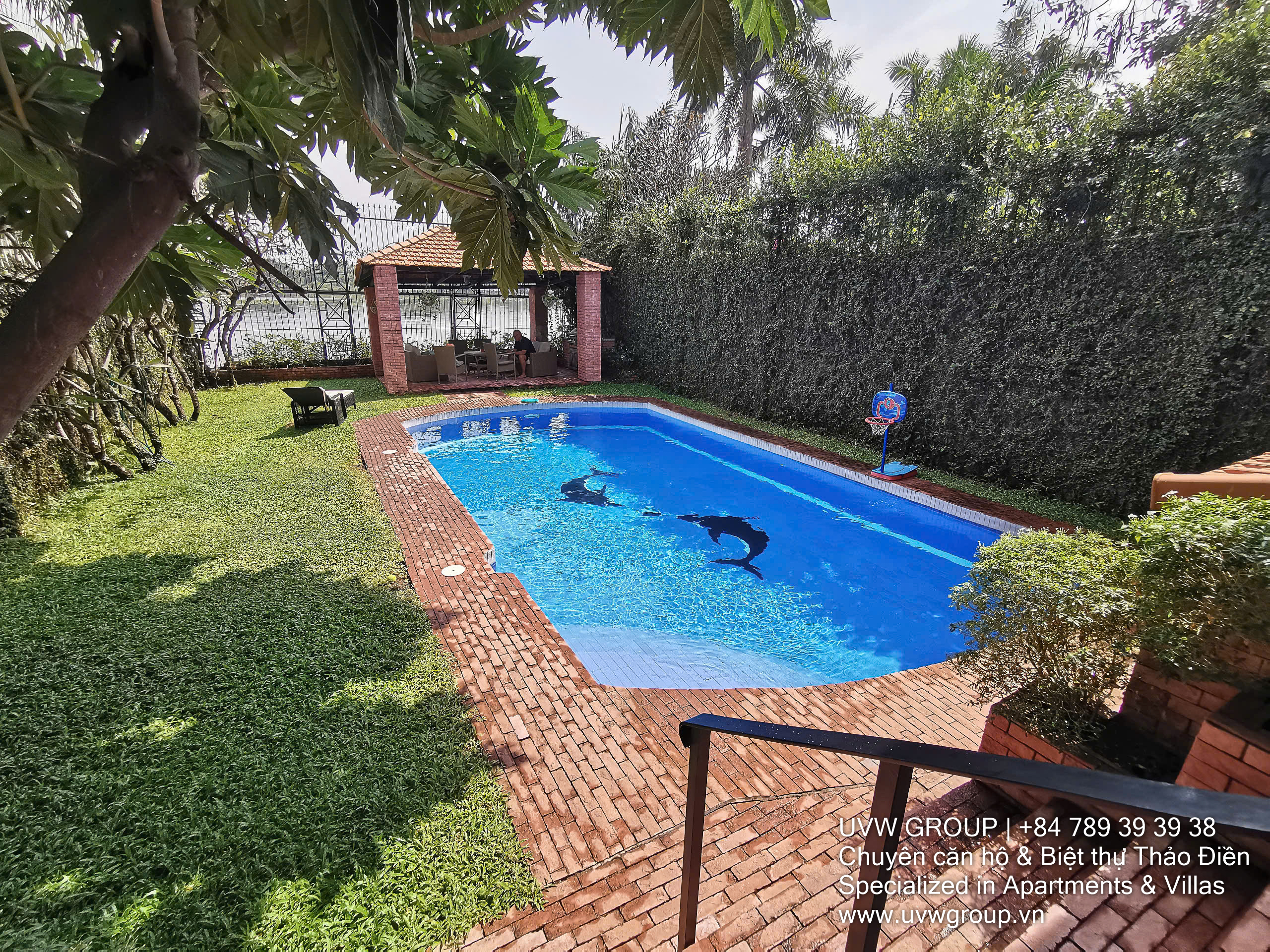 Unfurnished 5BR Villa for Rent in Thao Dien | 350m² | Pool & River View | $3,900