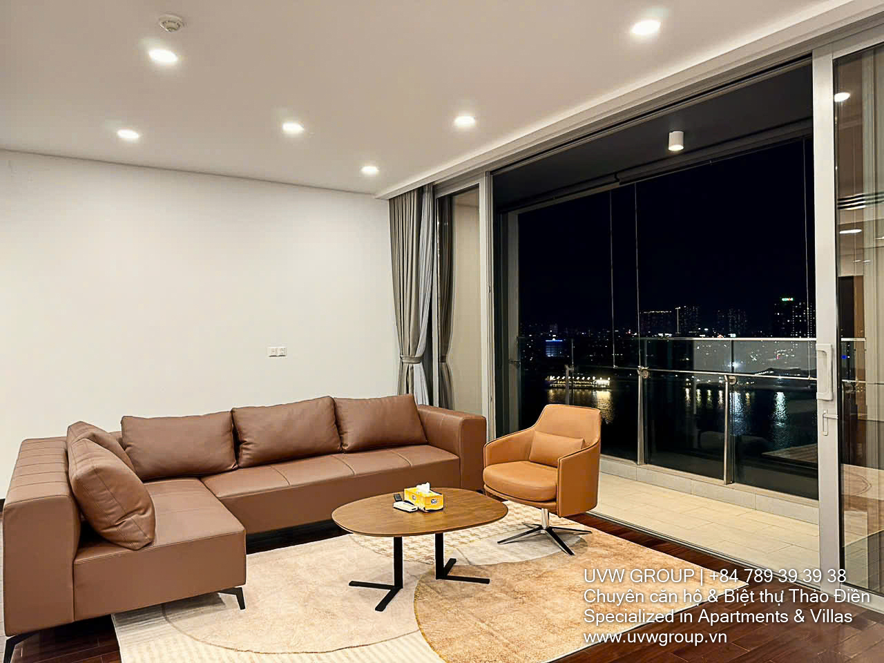 Căn hộ Empire City 3PN cho thuê | 120m² | Ngắn hạn hoặc theo tháng | $3,500
