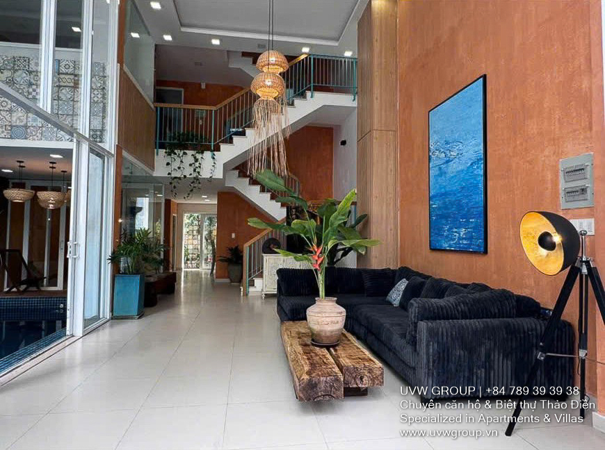 Spacious Pool Villa for Rent in Central Thao Dien | 500m² | 5BR | $4,300/month 1