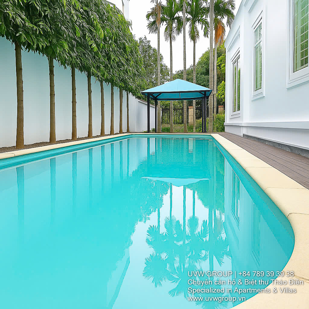 Biệt thự cho thuê tại Quốc Hương, Thảo Điền | 6 phòng ngủ | 400m² | $4,000 (Đã bao gồm thuế và hồ bơi) 2