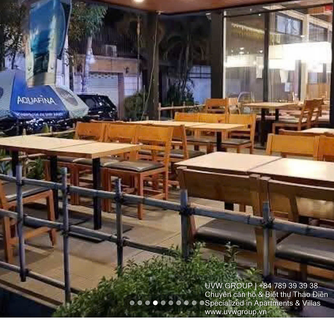 Corner commercial property for rent at Thao Dien and Dang Huu Pho with 2 frontages