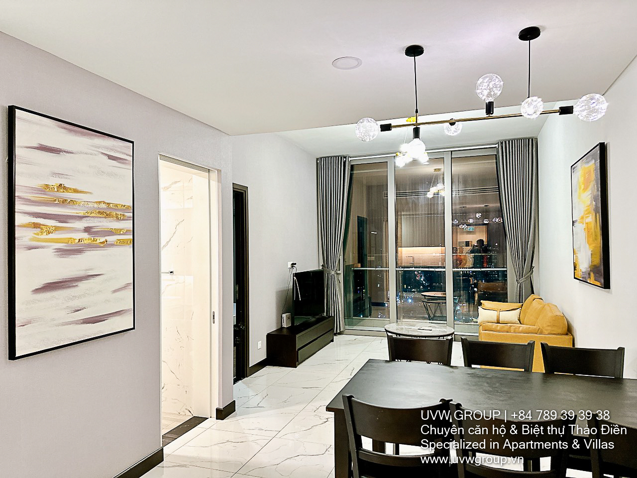 1BR Apartment for Rent | 60m² | High Floor | Luxury Furnished | $1,280 image 7