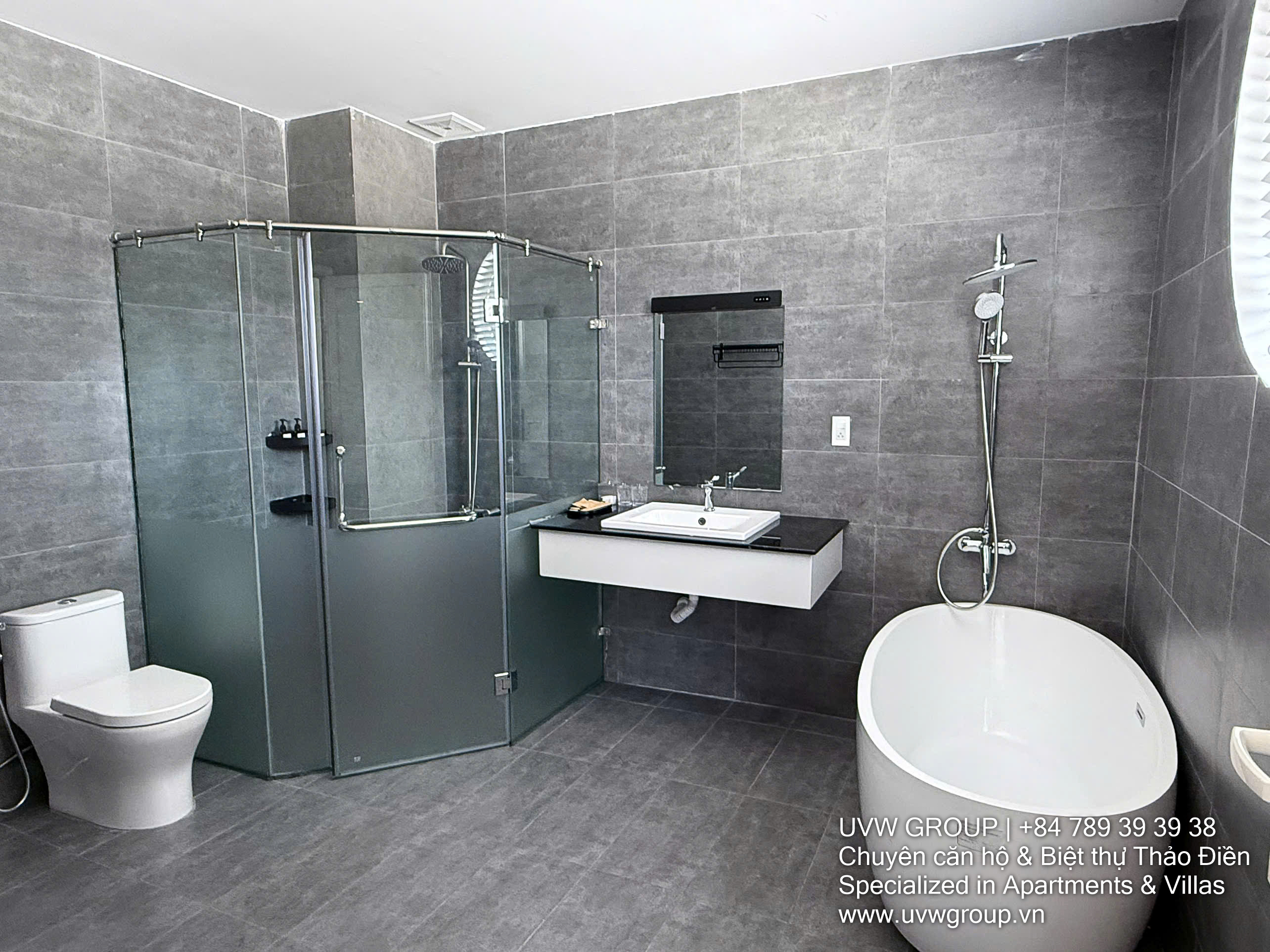 Brand-new 5-bedroom villa for rent with private elevator in An Khanh – Tran Nao, District 2