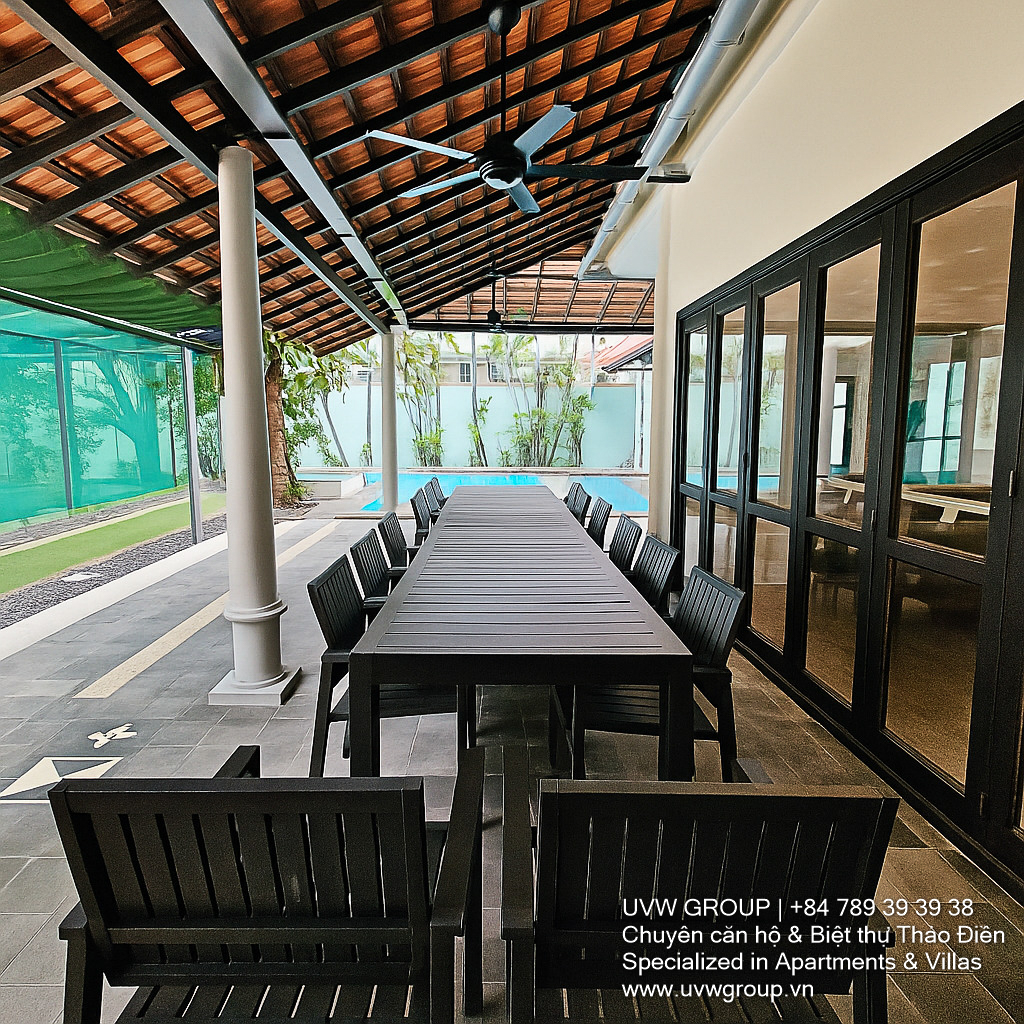 Short-Term Luxury Villa for Rent in Thao Dien | Nguyen U Di | 5BR | Pool | BBQ 1