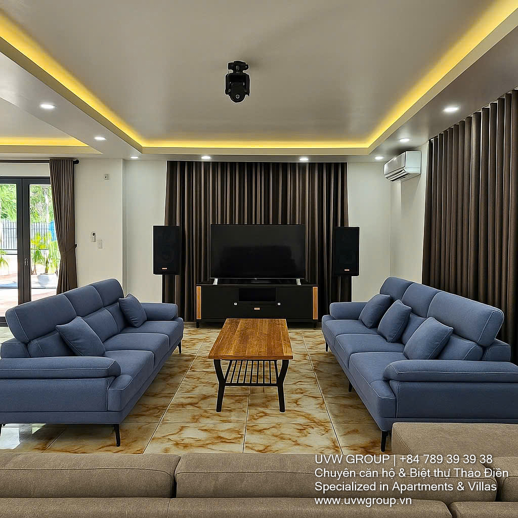 Tropical 5BR Villa for Short-Term Rent in Thao Dien | Pool | Karaoke | Resort Living image 5