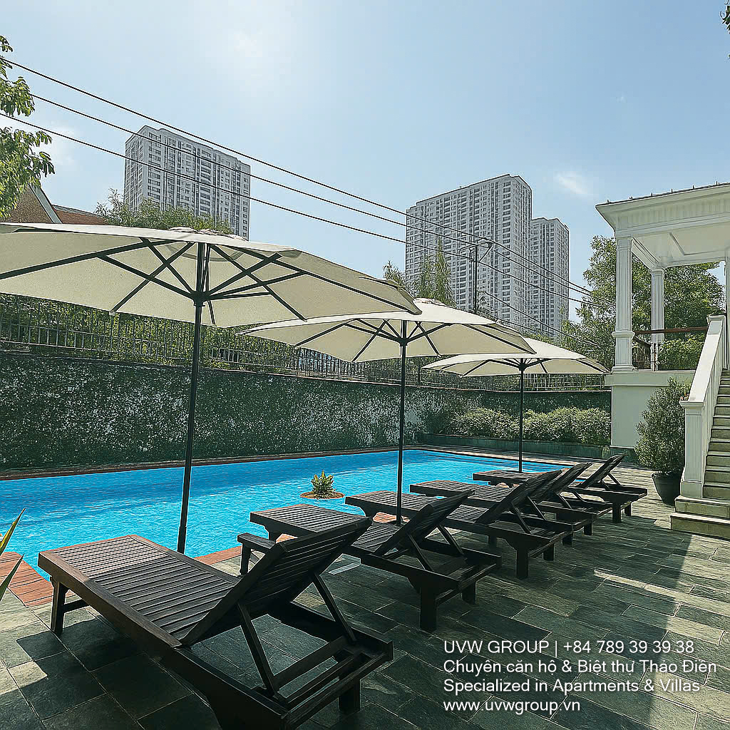 Biệt thự yên tĩnh cho thuê tại Thảo Điền | 4PN + Phòng học | 360m² | $4,000 2