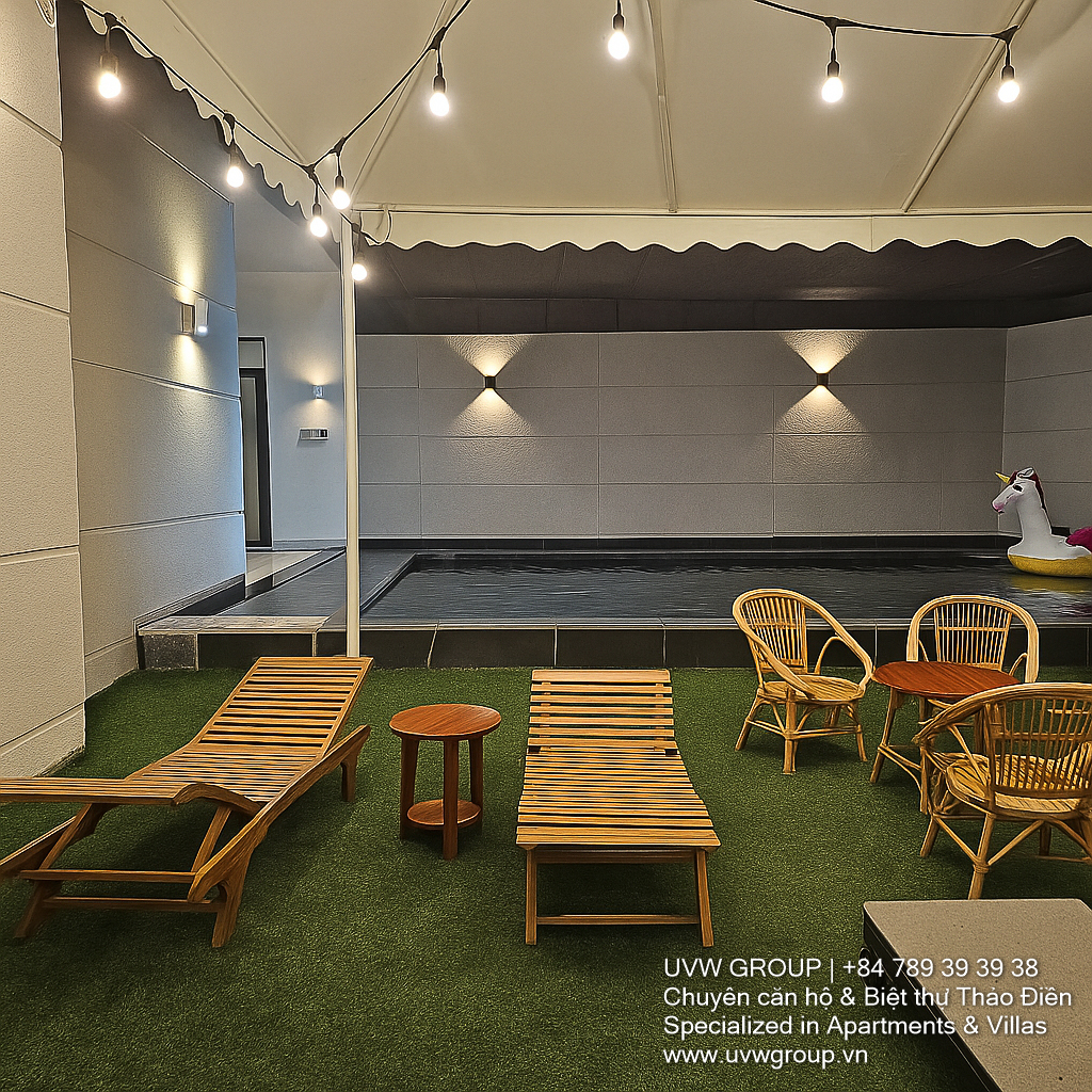 Short-Term Luxury Villa for Rent in District 7, HCMC | 5BR | Pool | Garden | VIP Pickup 17