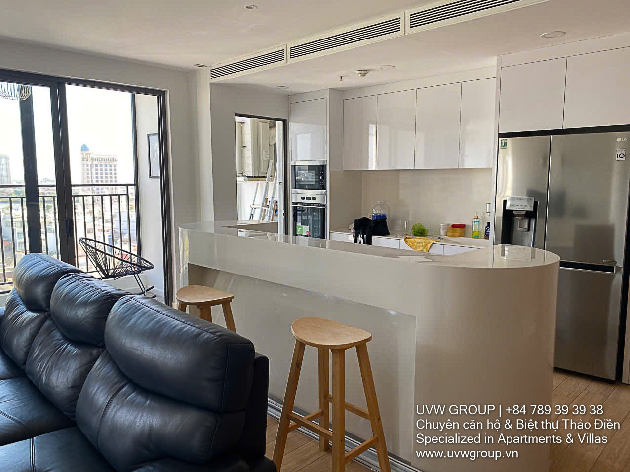 Wilton Tower Apartment for Rent in Binh Thanh | 94m² | $1,500 | 2BR (Converted) | Full Furniture 11