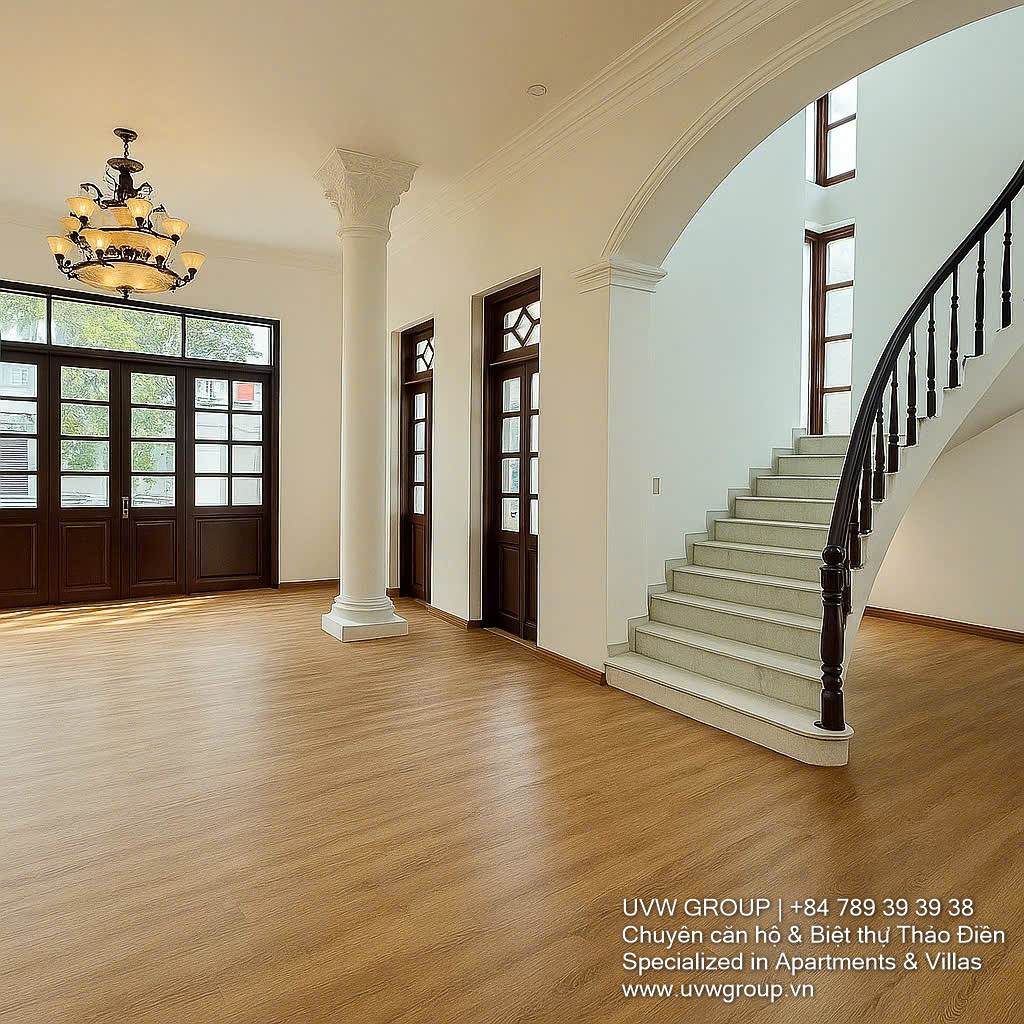 Luxury 5-bedroom villa for rent in An Phu, District 2, HCMC – 900m² land with private pool and garden
