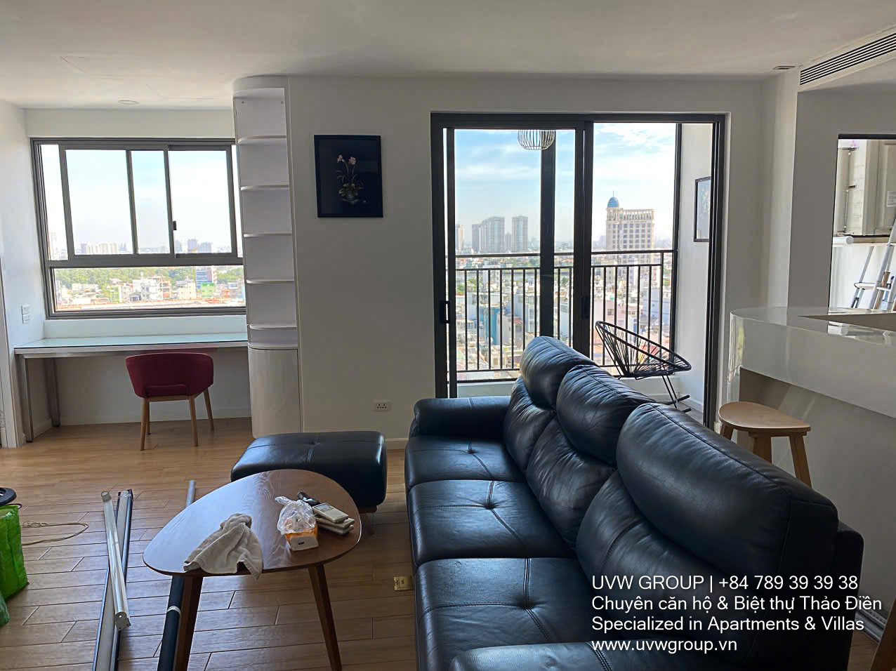 Cho thuê căn hộ Wilton Tower Bình Thạnh | 94m² | 1.500 đô la | 2PN (Đã cải tạo) | Nội thất đầy đủ 14