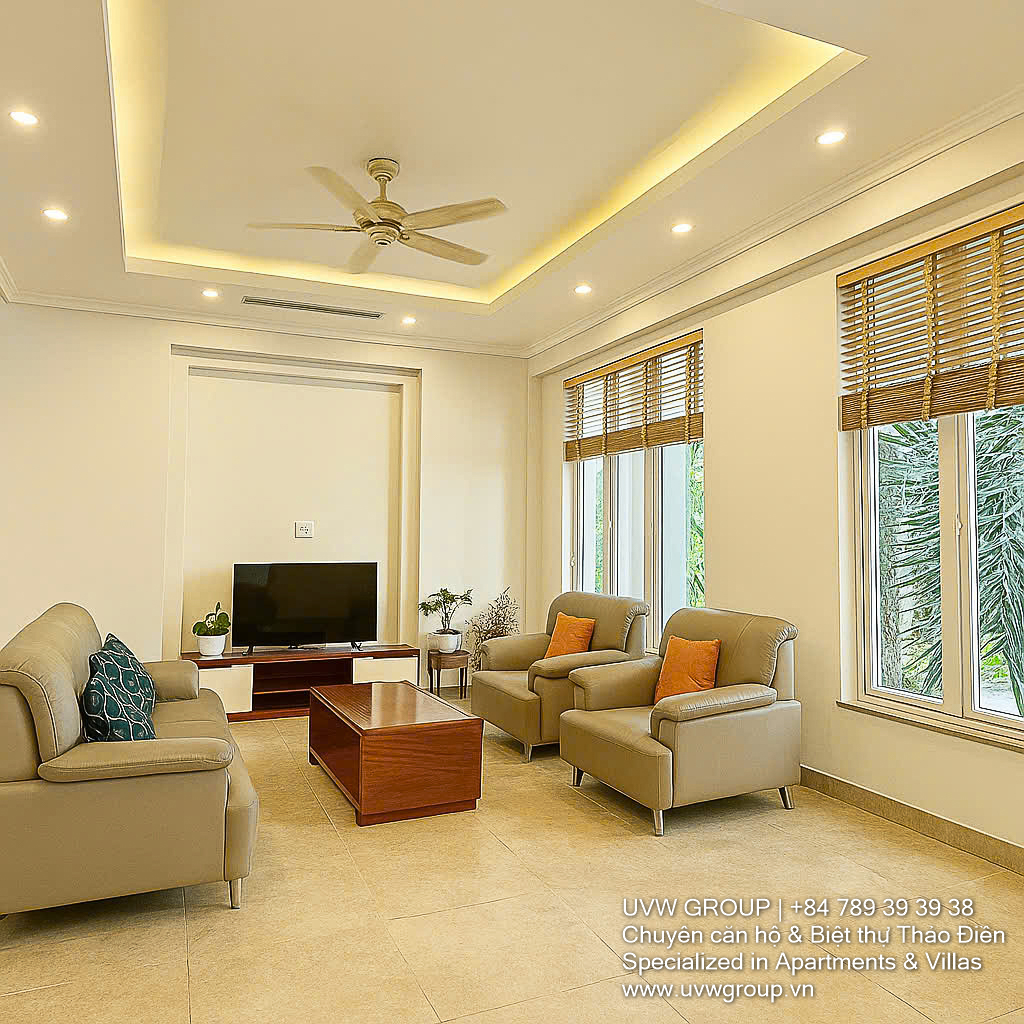 Peaceful Villa for Rent in Thao Dien | 4BR + Study | 360m² | $4,000 16