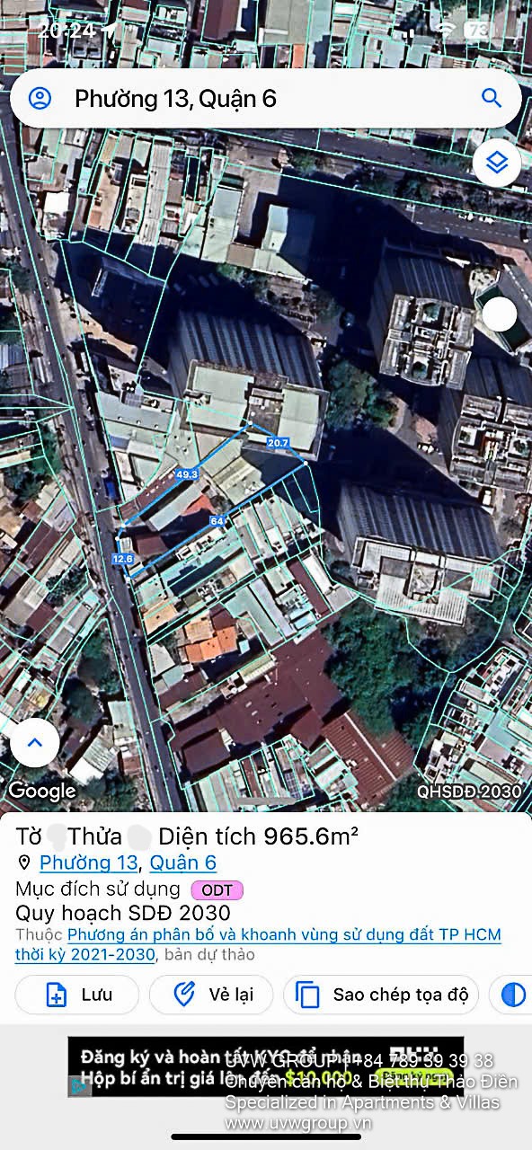 Bán đất thổ cư đường An Dương Vương, Quận 6 | 1.053m² | 4,3 triệu đô image 4