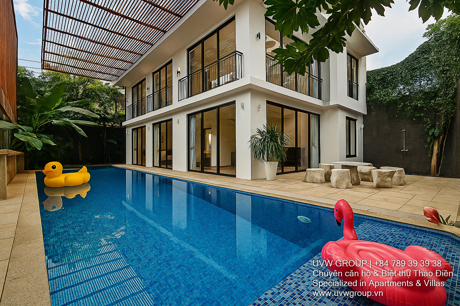 Short-Term Villa for Rent in Thao Dien – Nguyen U Di | 4BR | Pool | BBQ 1