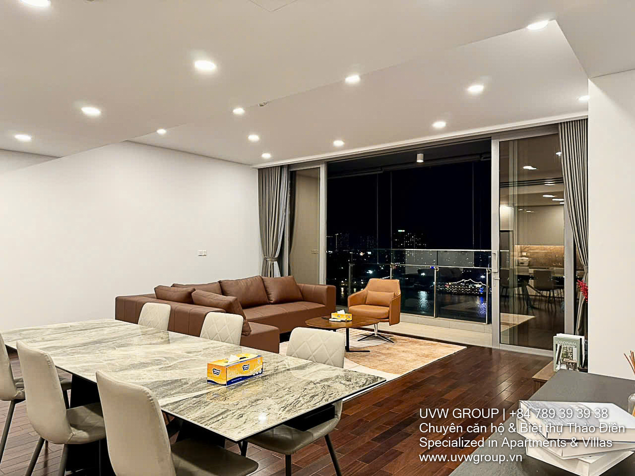Empire City 3BR Apartment for Rent | 120m² | Short-Term or Monthly | $3,500 1