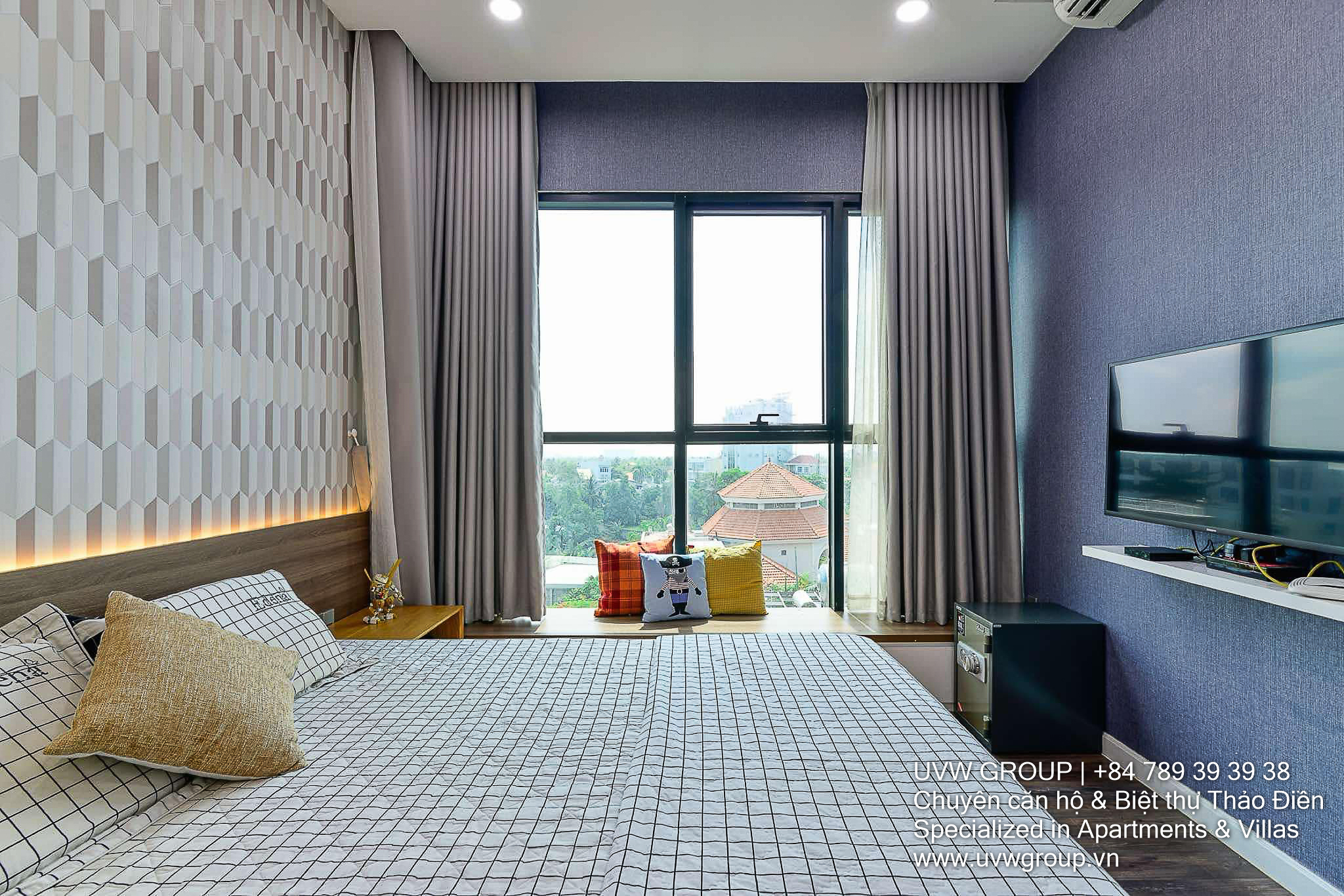 3BR The Ascent Apartment for Rent in Thao Dien | 100m² | $1,700 Incl. Fees 1