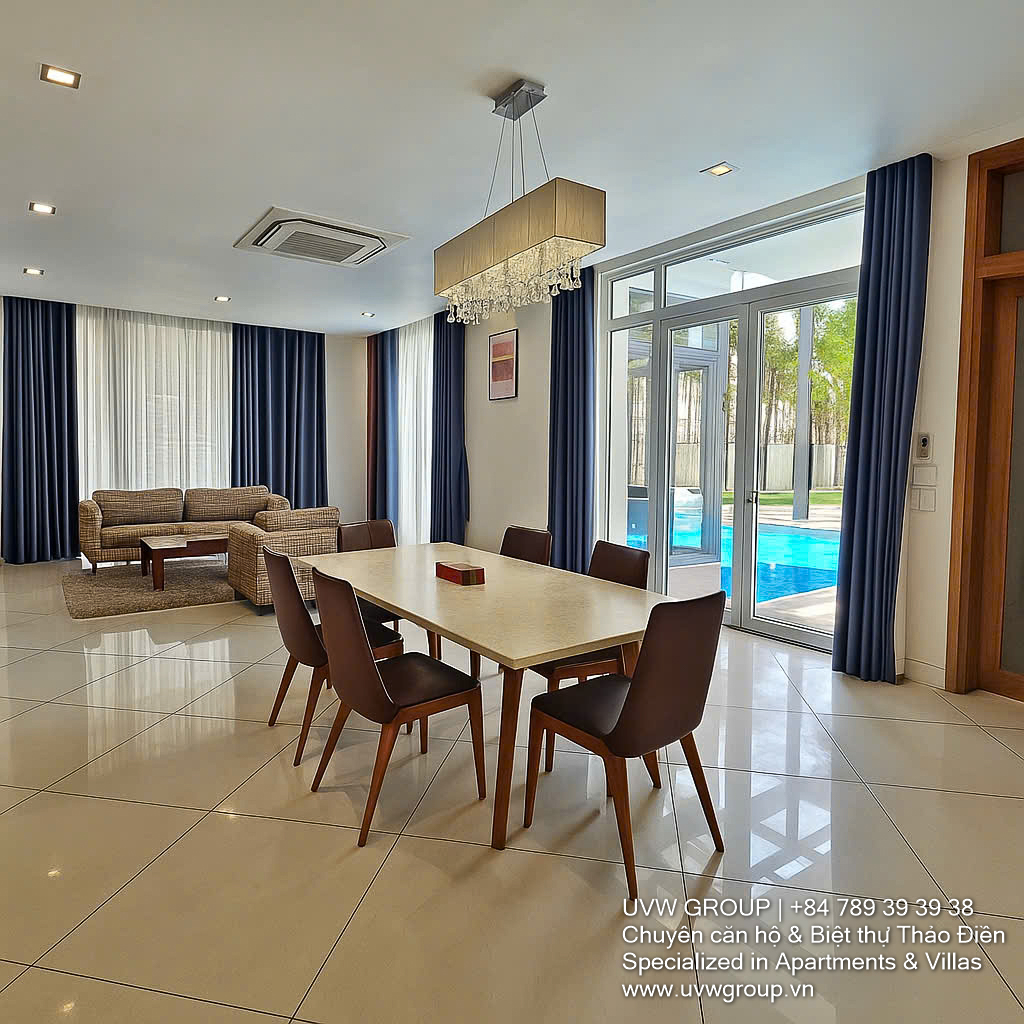 6BR Luxury Villa for Short-Term Rent in An Phu | Resort-Style | Pool | Karaoke image 7