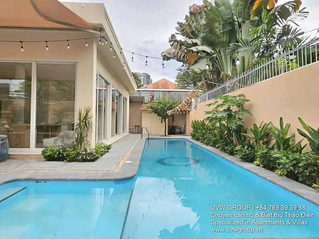 Nice Villa for Rent in Thao Dien Near Tran Ngoc Dien | 3BR | 350m² | $4,500 image 9