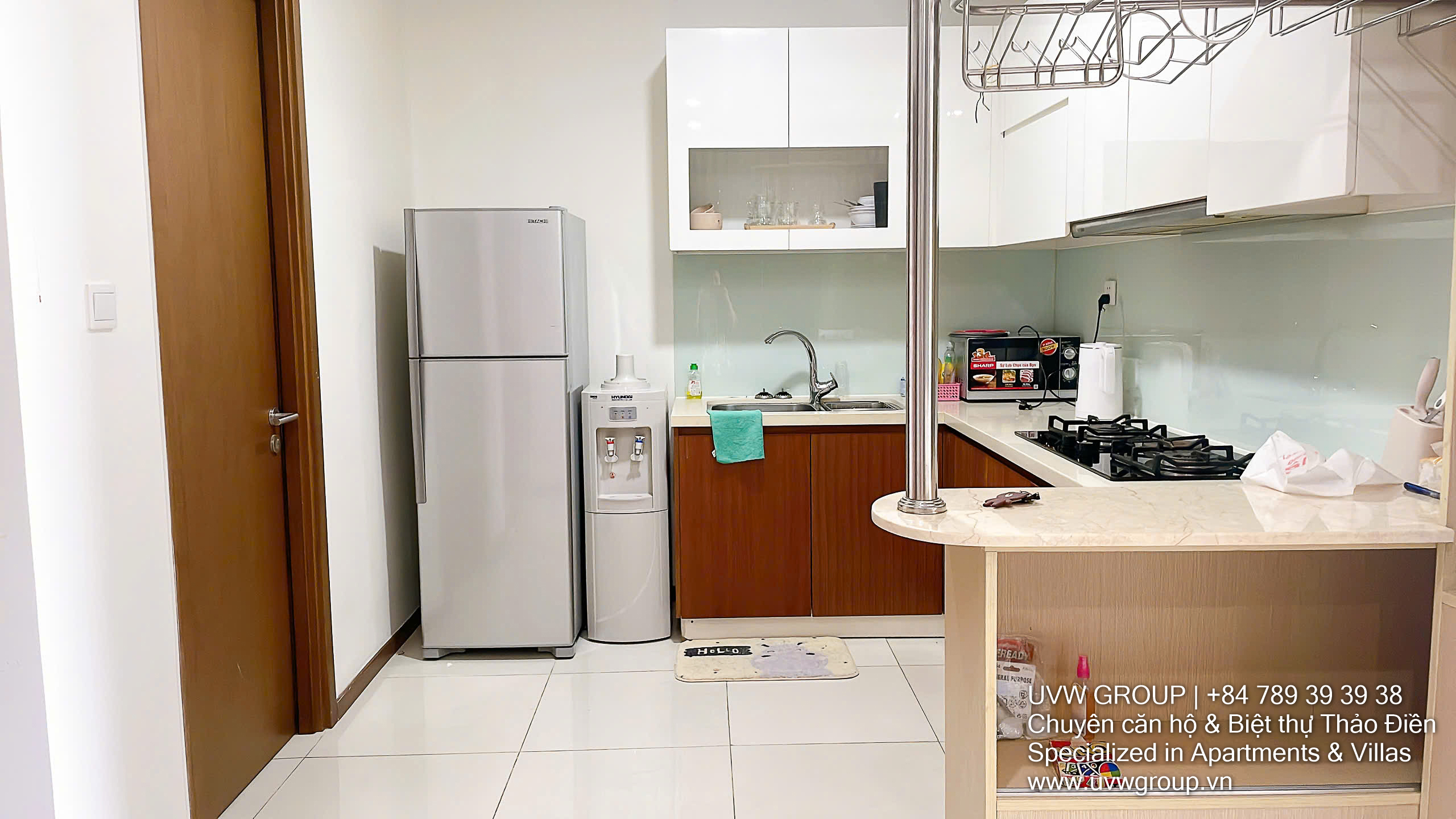 2-bedroom apartment A10.03 Thao Dien Pearl with 96m² for rent
