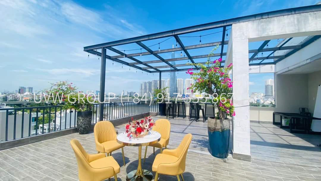 Rooftop Riverview for Rent in Thao Dien | 200m² | $2,000 1
