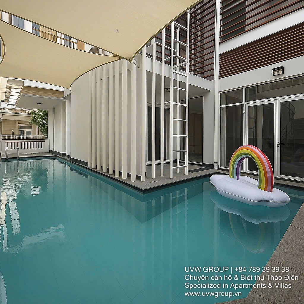 Luxury 4BR Villa for Rent in Thao Dien | Pool | Karaoke | Short-Term Stay in HCMC 1