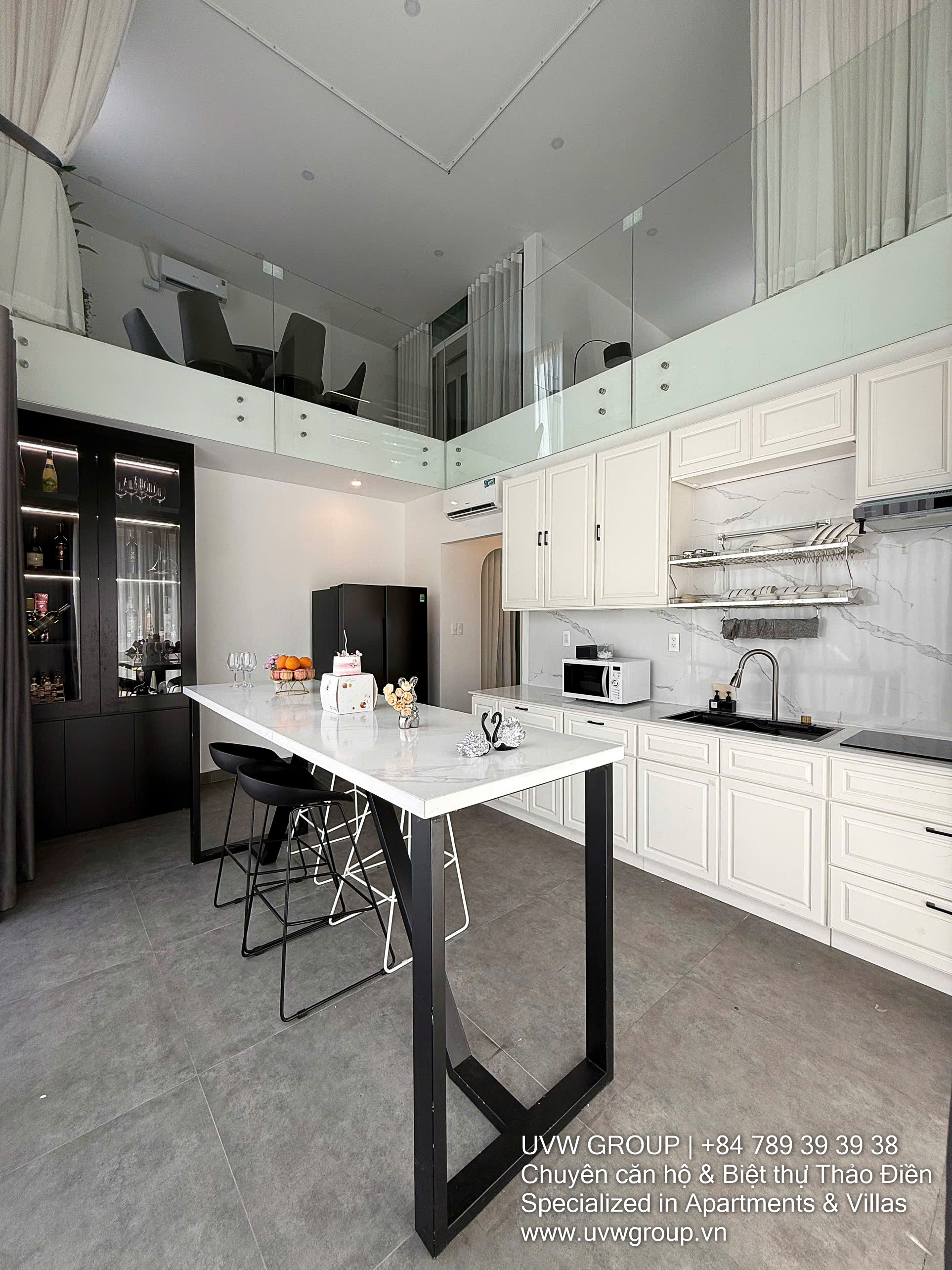 Brand-new 5-bedroom villa for rent with private elevator in An Khanh – Tran Nao, District 2