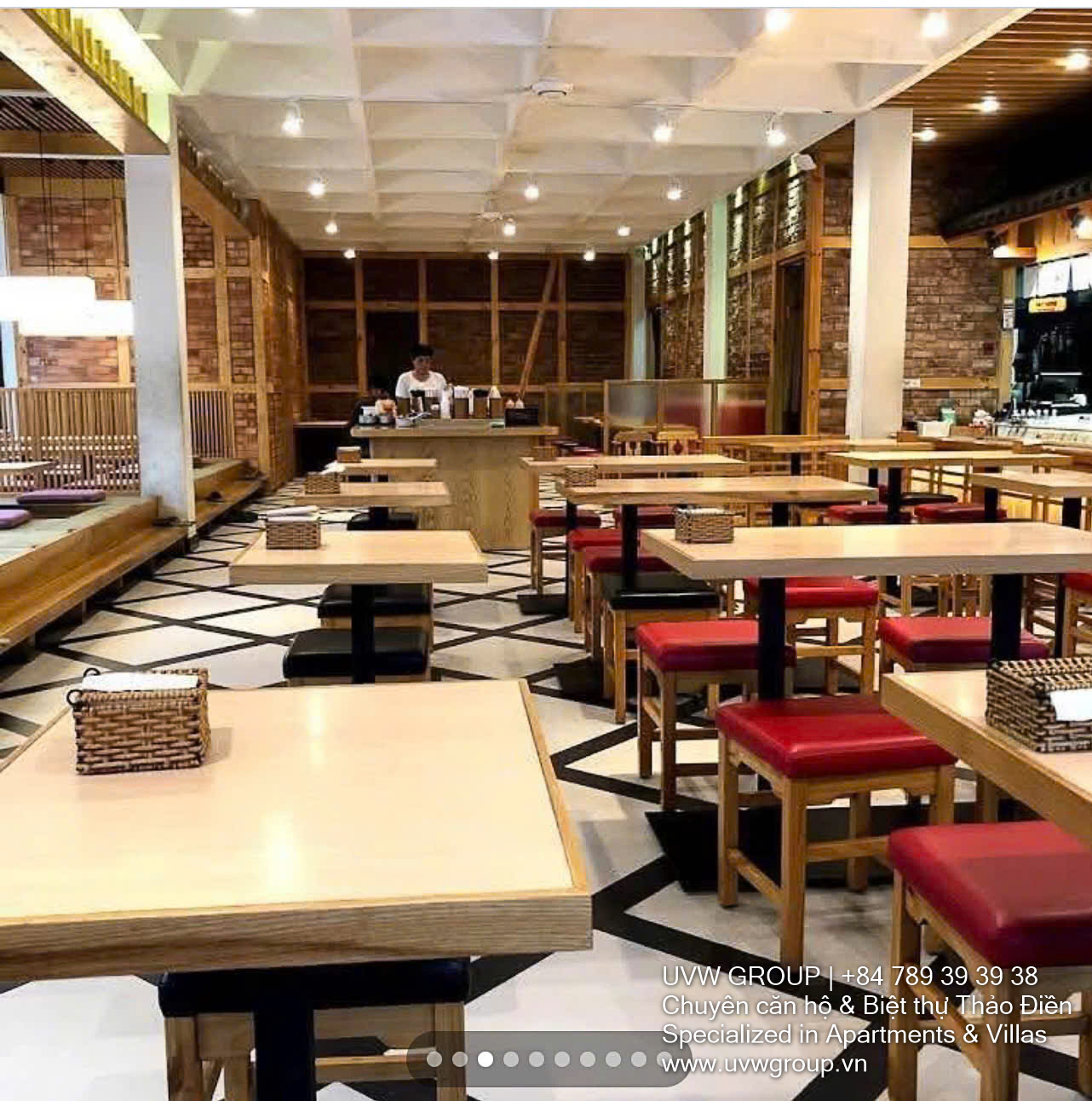 Corner commercial property for rent at Thao Dien and Dang Huu Pho with 2 frontages