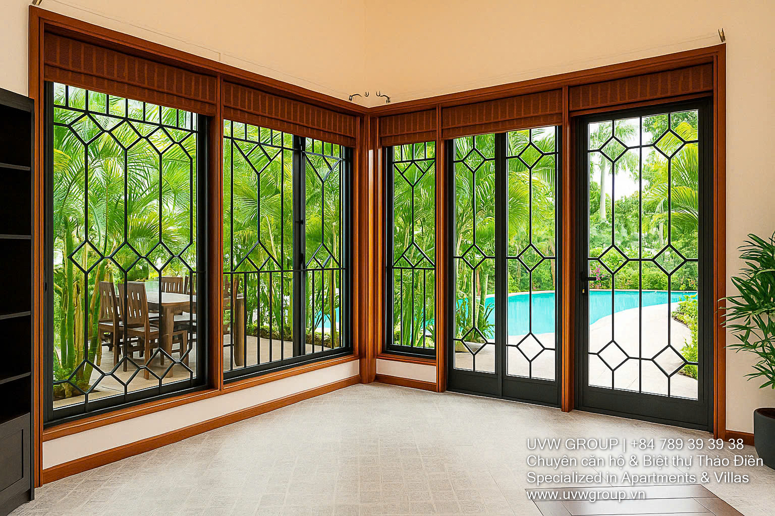 Biệt thự cho thuê tại Thảo Điền Compound | 3PN | 250m² | Hồ bơi + Sân vườn | $3,500 image 6