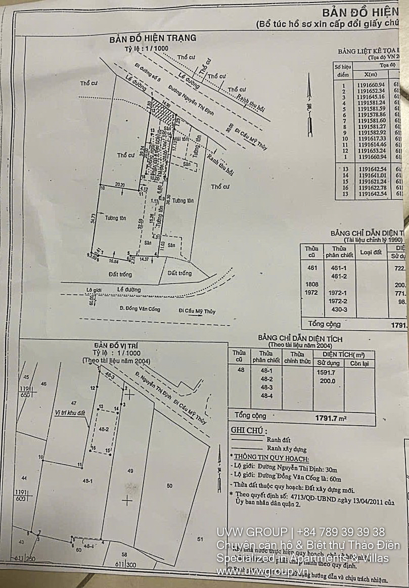 Bán đất khu dân cư – Nguyễn Thị Định, Thủ Đức | 2.600m² | 11,4 triệu đô image 4