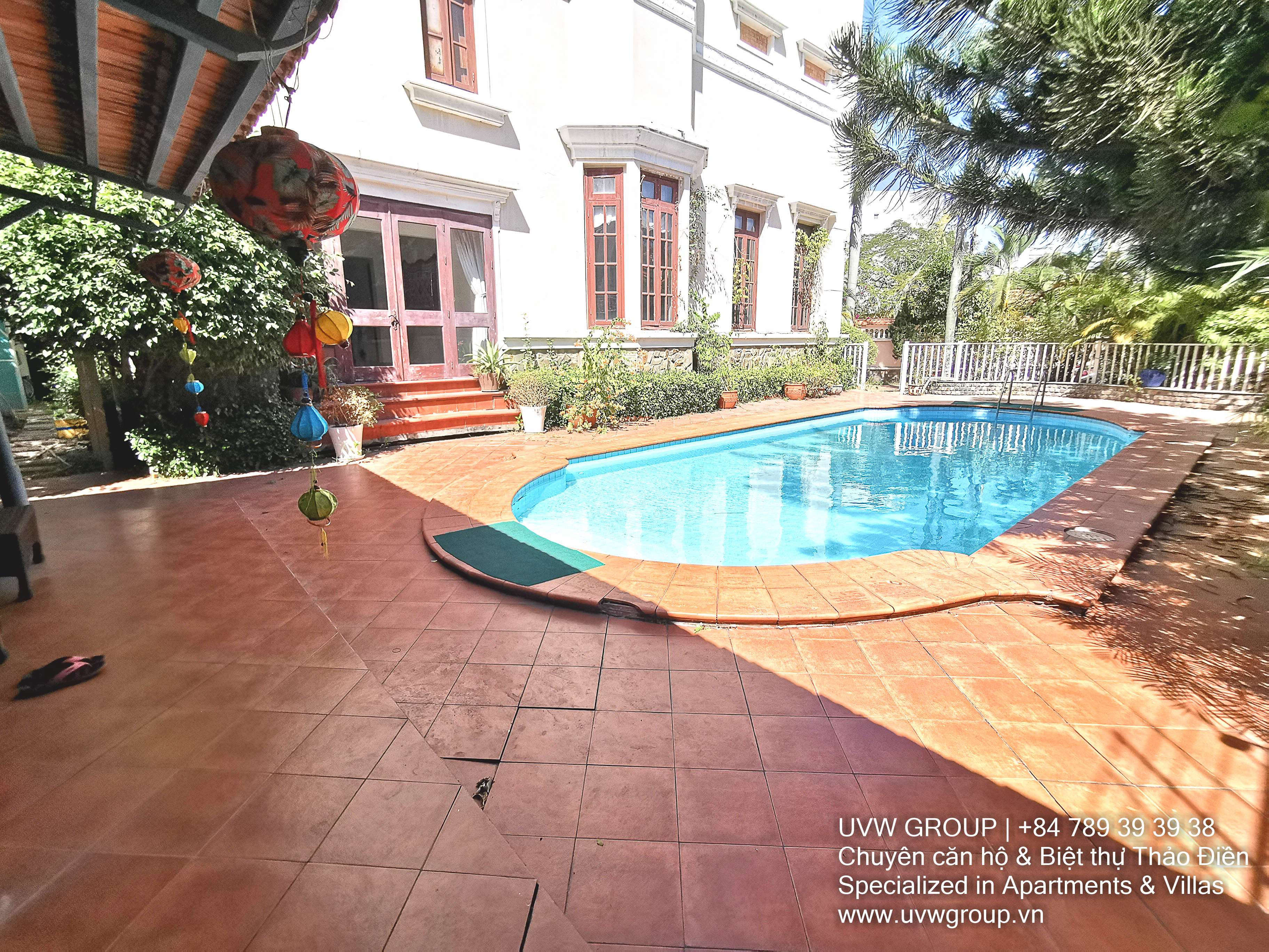 Villa for Rent in Thao Dien | 5BR | 800m² | Basic Furnished | $5,500 1