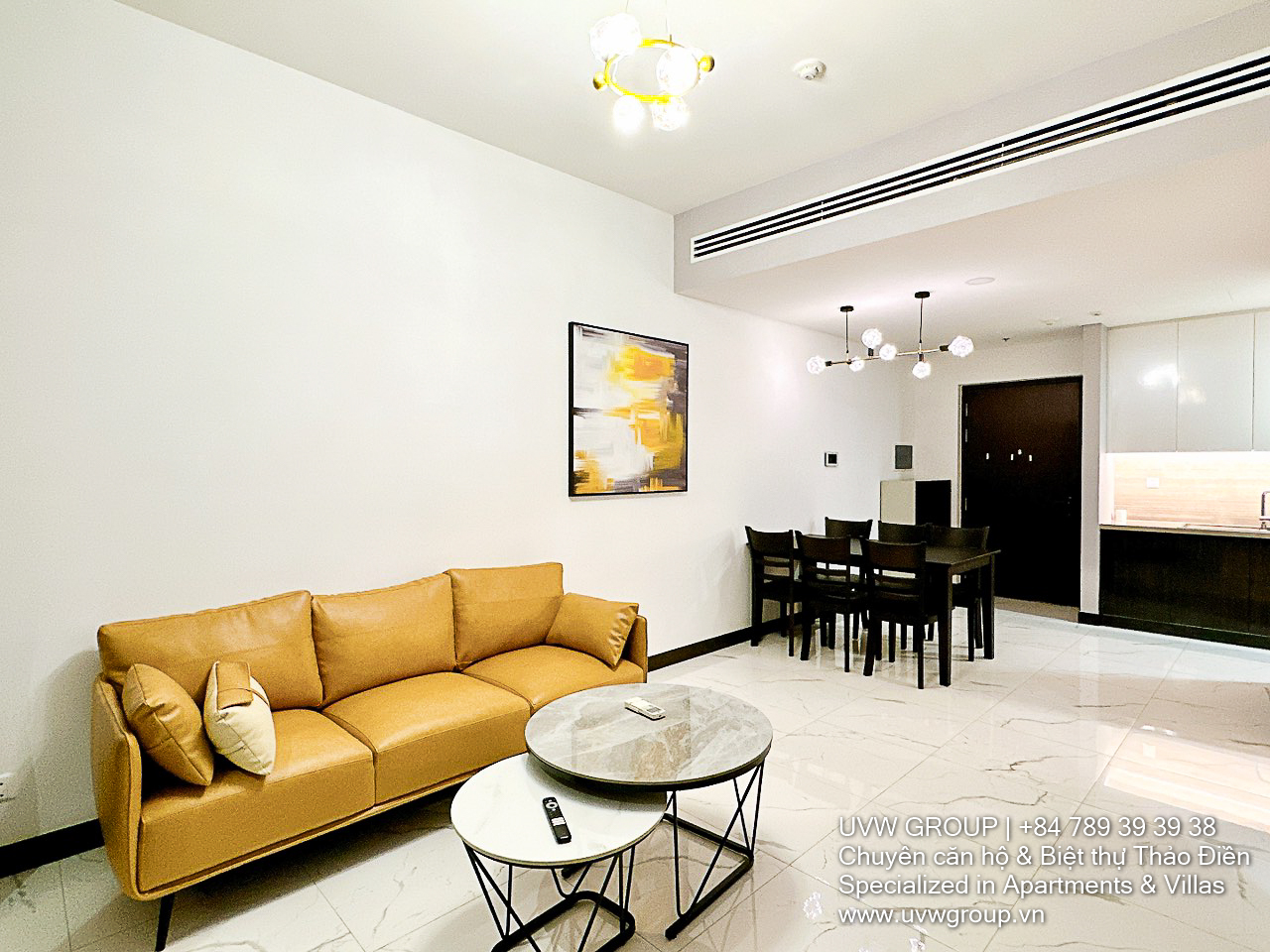 Căn hộ 1PN cho thuê | 60m² | Tầng cao | Nội thất sang trọng | $1,280 image 4