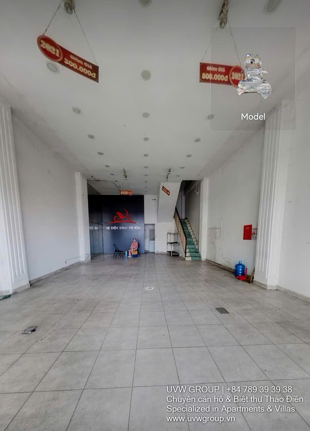 House for rent with 2 floors and wide frontage at 861 Tran Hung Dao, D5