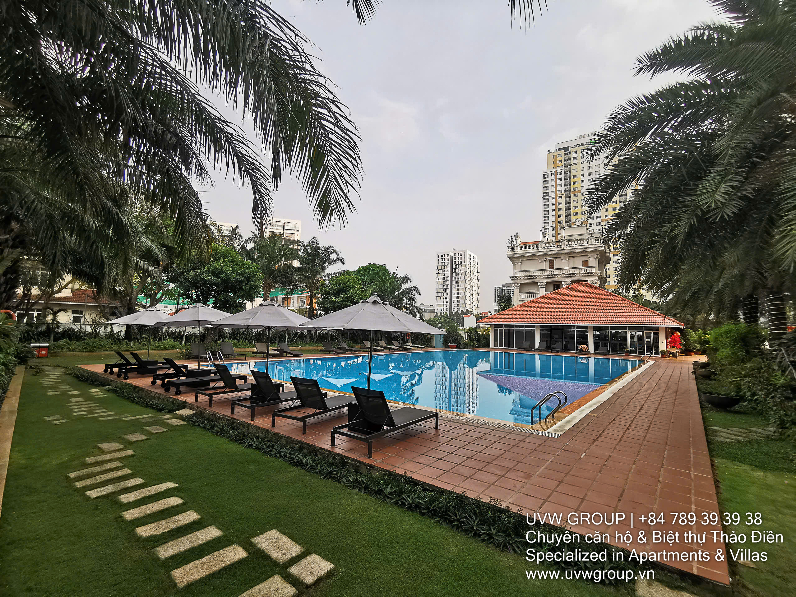 River Garden 2BR Apartment for Rent Thao Dien | 171m² | Garden + Balcony | $1,520 1