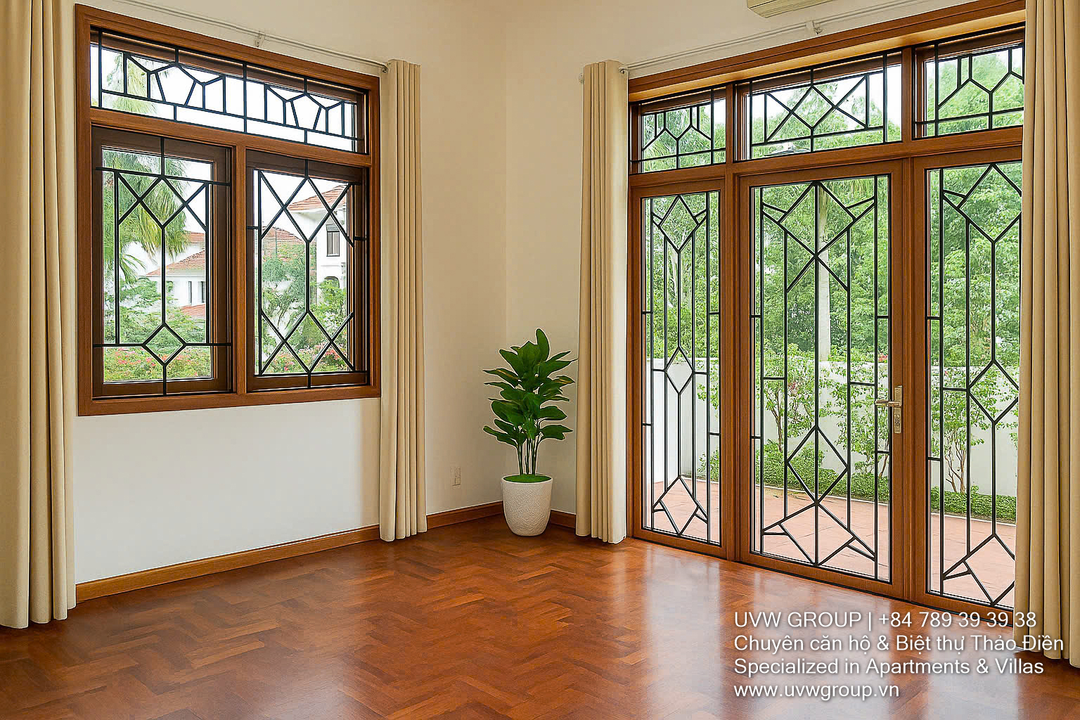 Biệt thự cho thuê tại Thảo Điền Compound | 3PN | 250m² | Hồ bơi + Sân vườn | $3,500 11