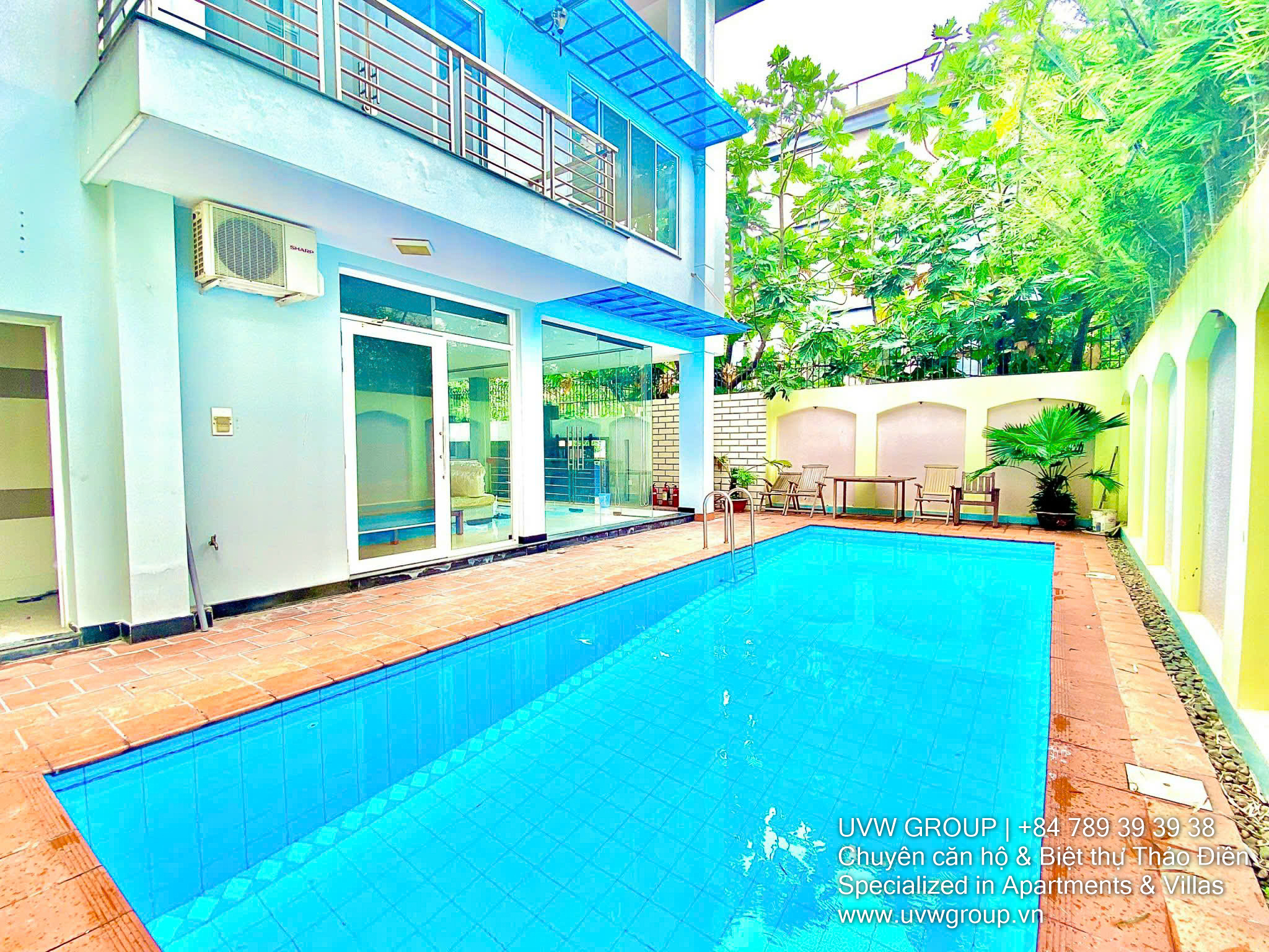 Biệt thự cho thuê có hồ bơi tại Thảo Điền | 6PN | 300m² | $4,800 2