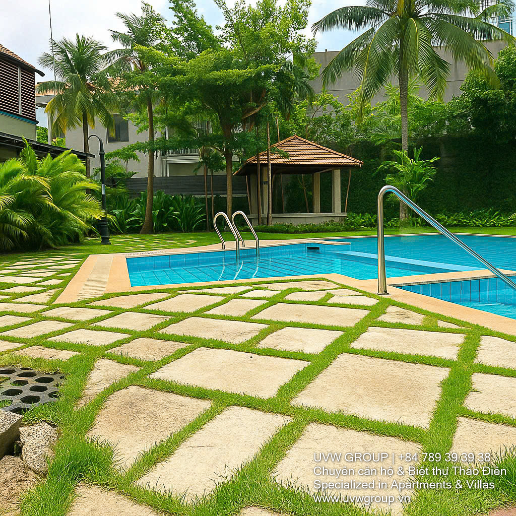 Villa for Rent in Thao Dien Compound | 3BR | 250m² | Pool + Garden | $3,500 1