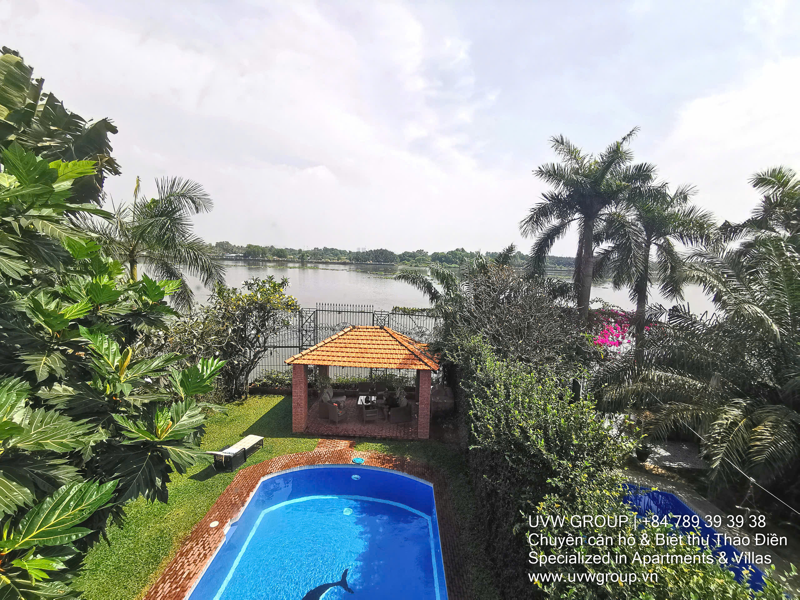 Unfurnished 5BR Villa for Rent in Thao Dien | 350m² | Pool & River View | $3,900 1