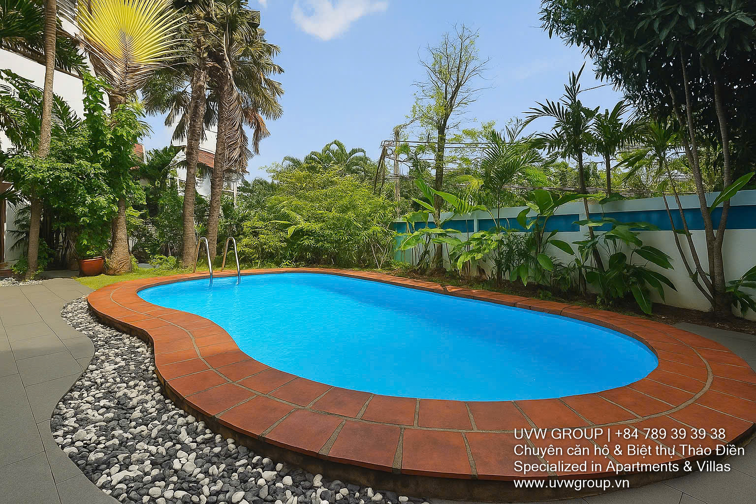 Tropical 5BR Villa for Short-Term Rent in Thao Dien | Pool | Karaoke | Resort Living image 3