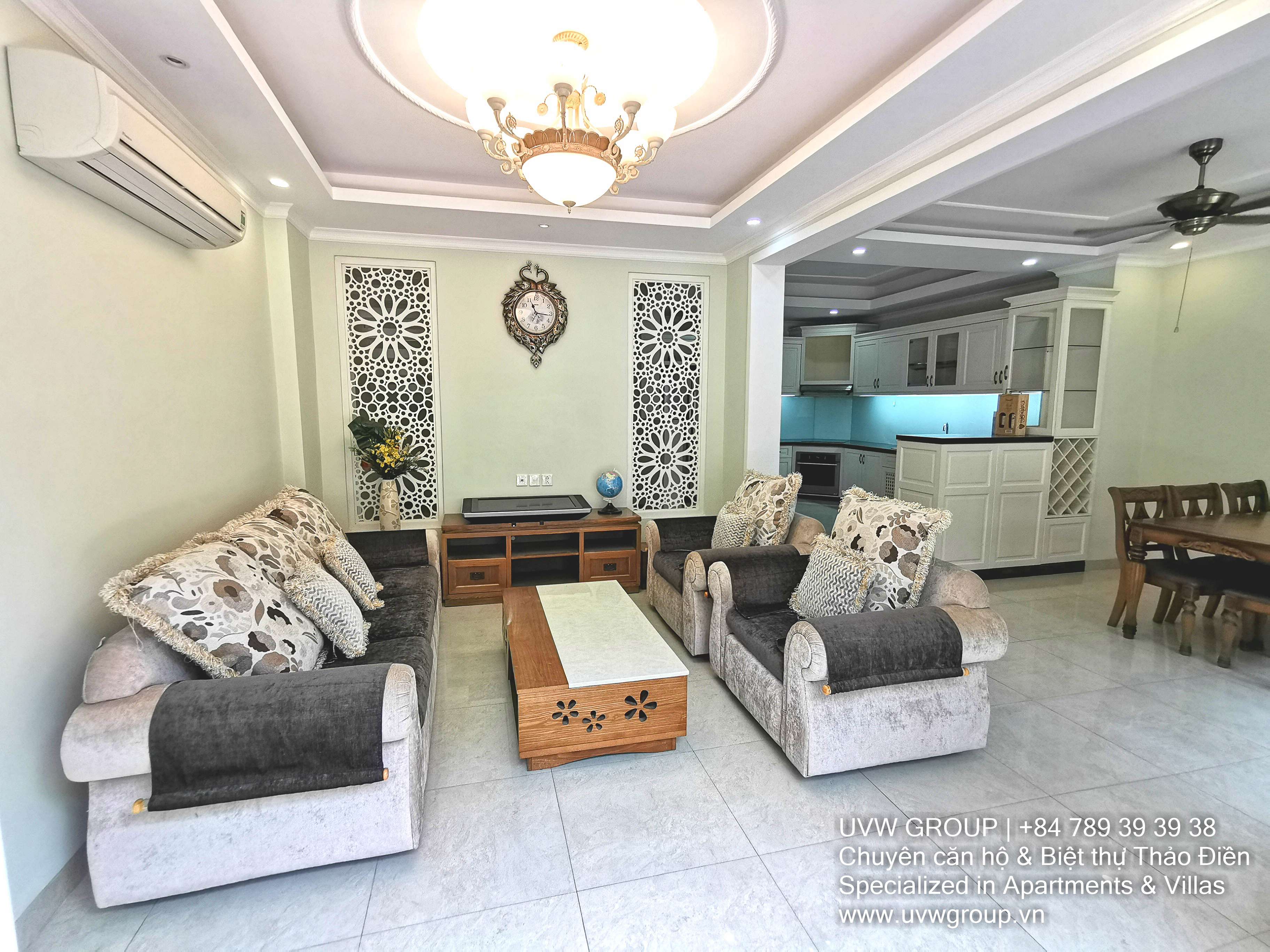 Nhà cho thuê tại Thảo Điền | 3PN | 88m² | Nội thất sang trọng | $1,800 1