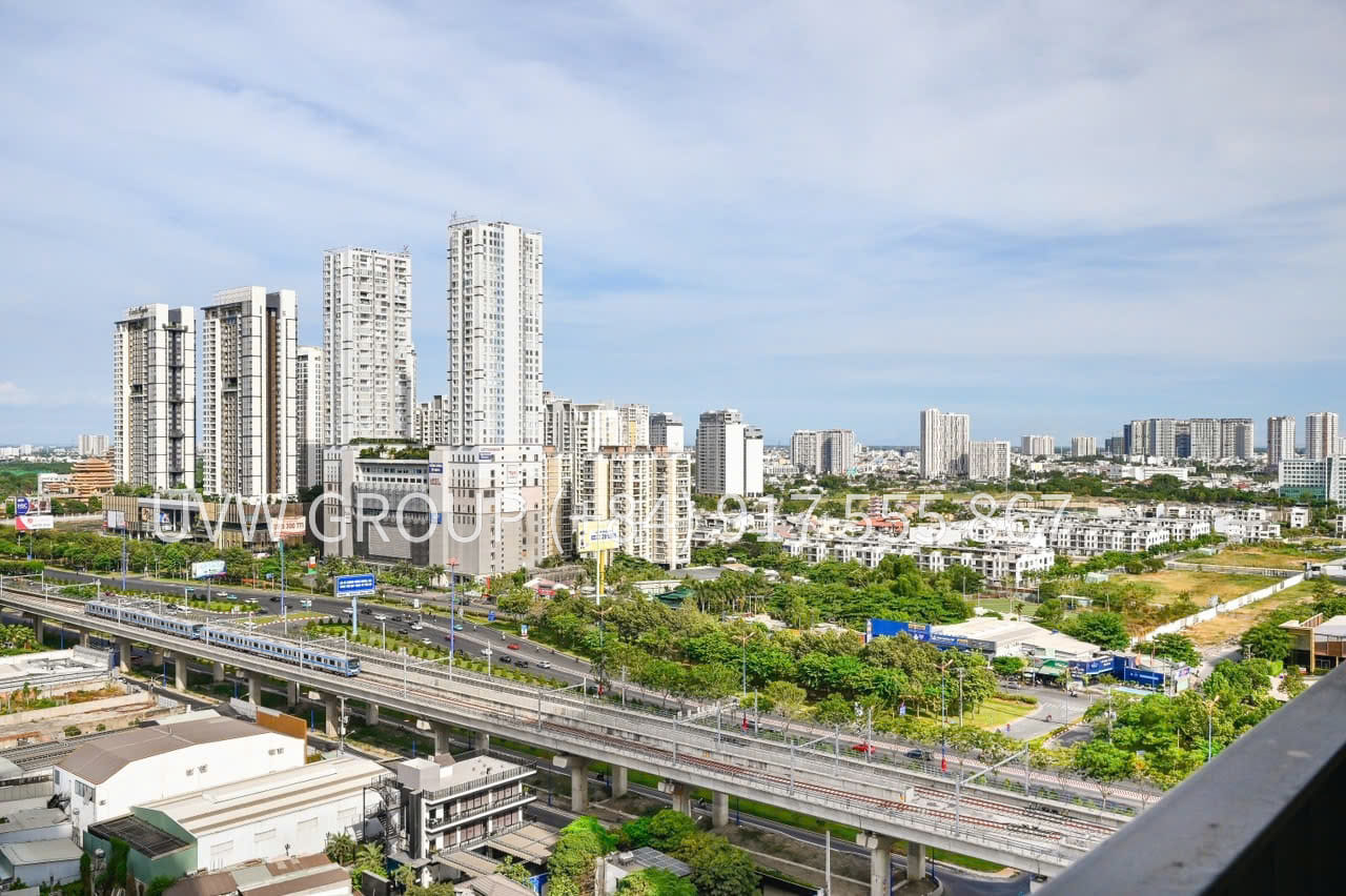 Căn hộ 2PN cho thuê tại Masteri Thảo Điền | 71m² View Tây Nam | $1,000 2