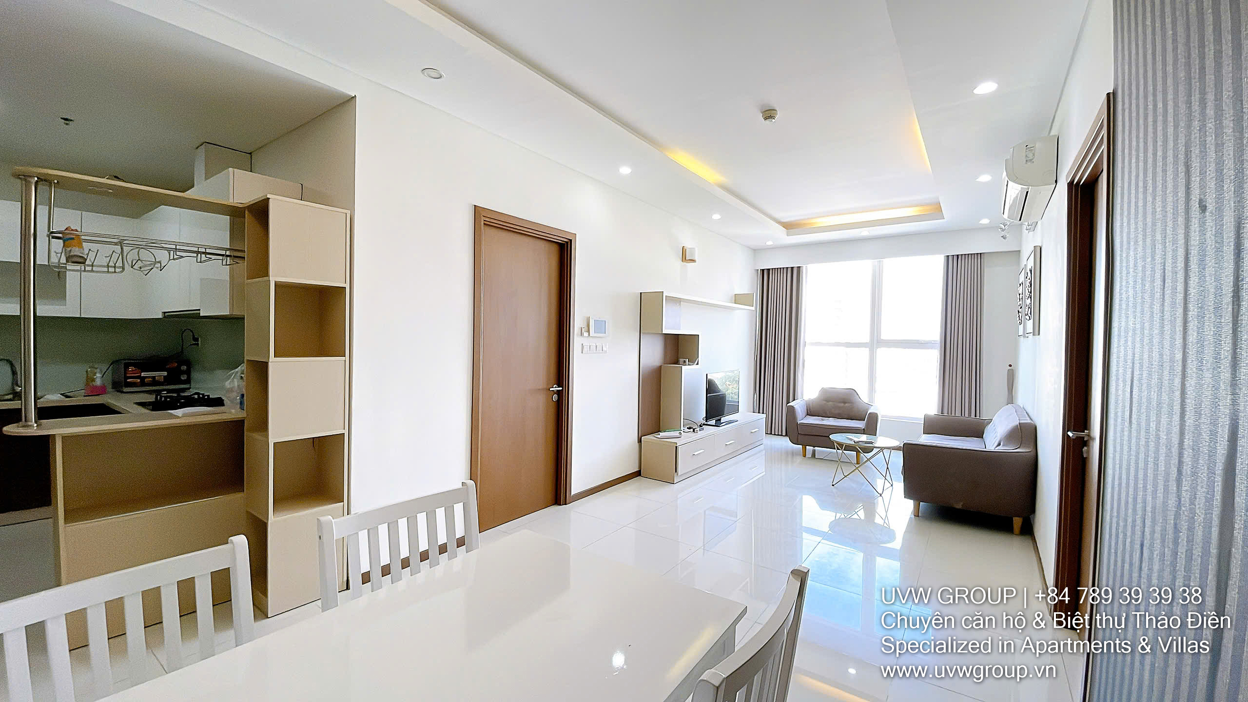 2-bedroom apartment A10.03 Thao Dien Pearl with 96m² for rent