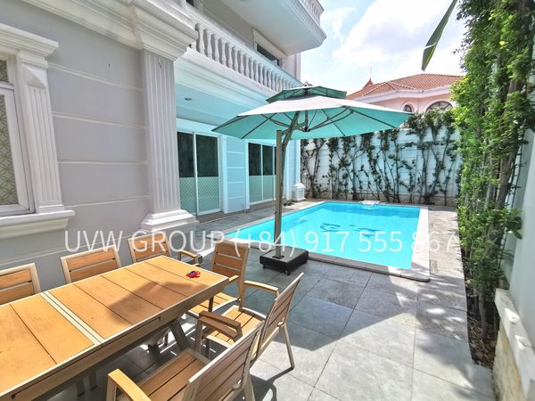 Biệt thự cao cấp cho thuê tại Thảo Điền | 500m² | 5 phòng ngủ | Hồ bơi | 125 triệu đồng 2