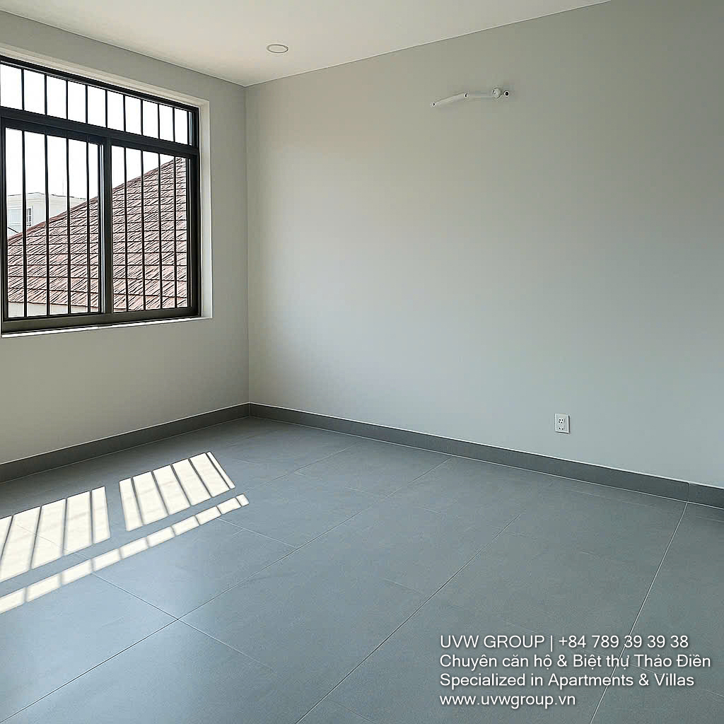 Modern unfurnished house for rent in Thao Dien, District 2 – 3 floors, large yard, ideal for office
