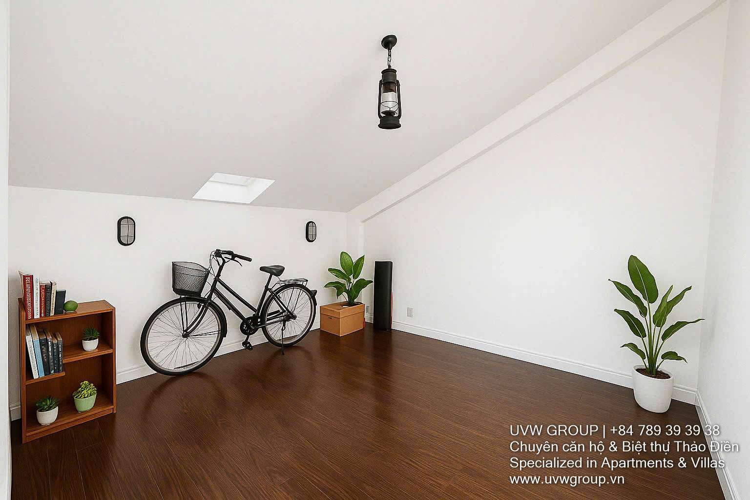 4-bedroom house for rent in Thao Dien with garden and workroom