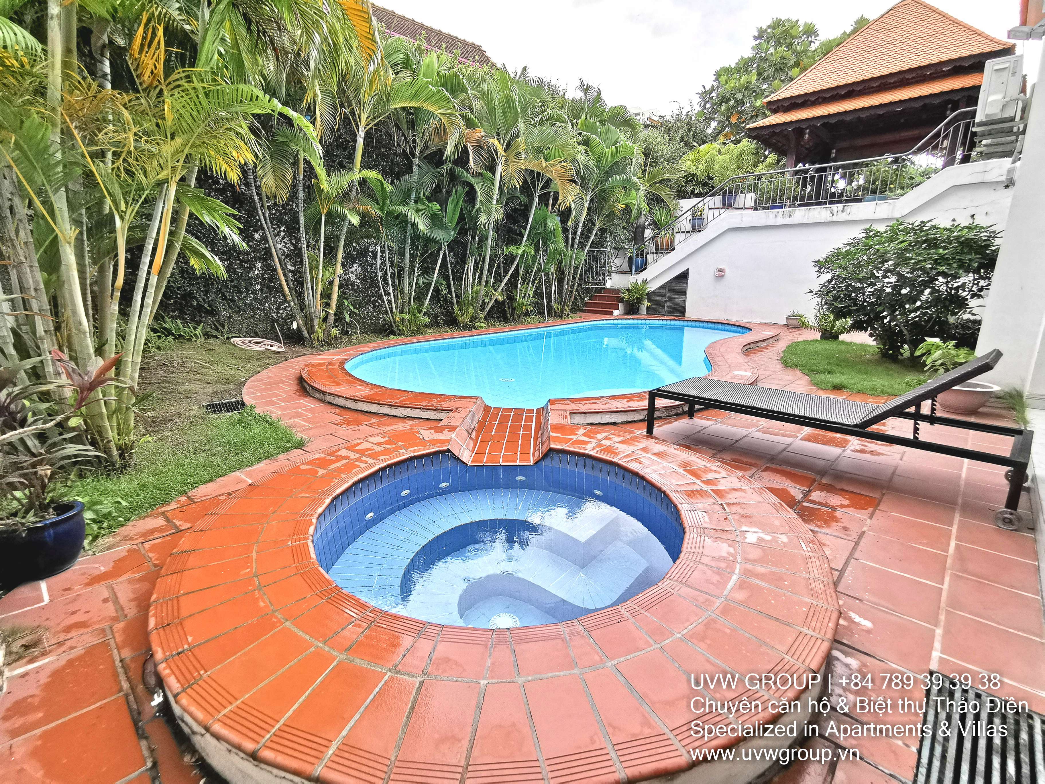 Villa for Rent in Thao Dien | 5BR | 600m² | Basic Furnished | $4,000 1