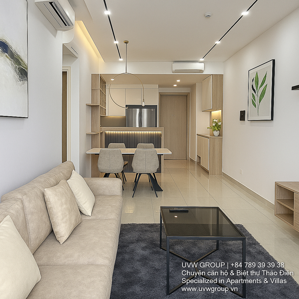 Apartment for Rent in Q2 Thao Dien | 3BR Corner Unit | River View | $2,200 image 3