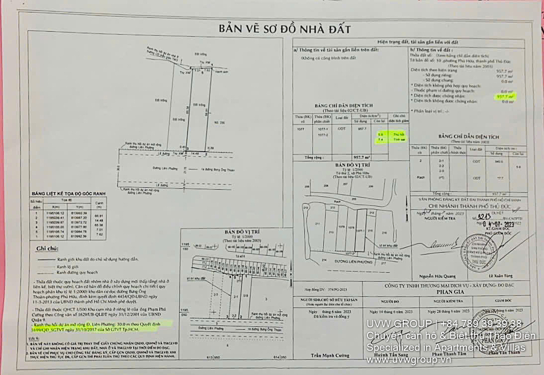 Bán đất thổ cư đường Liên Phường, phường Phú Hữu | 957m² | 4 triệu đô image 6