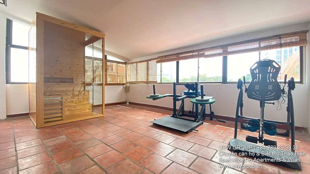3-bedroom house for rent in Thao Dien with 2 floors and 4 bathrooms