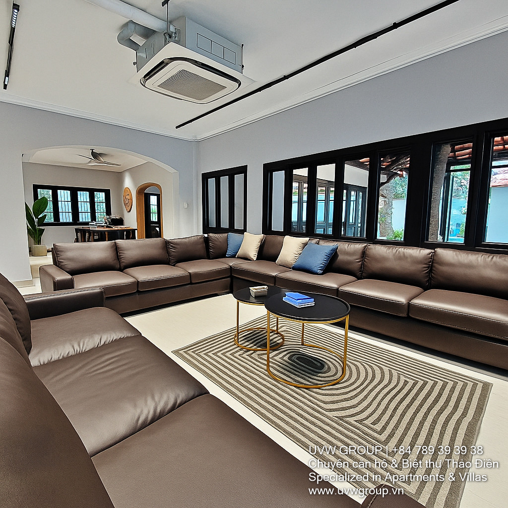 Short-Term Luxury Villa for Rent in Thao Dien | Nguyen U Di | 5BR | Pool | BBQ image 5